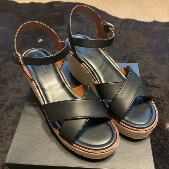 Coach Leather Espadrilles - Picture 4 of 8